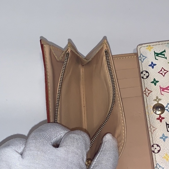 LOUIS VUITTON Multicolor Monogram Louise Wallet Authentic DATE CODE CA4087 - Picture 9 of 16